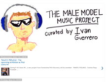 Tablet Screenshot of malemodelmusicproject.com